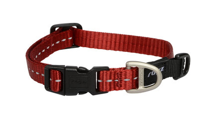 Rogz Utility Halsband S, Rood