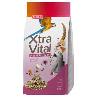 Beaphar Xtra Vital Papegaaienvoer 3 kg