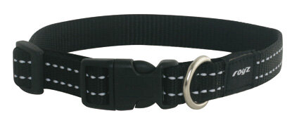 Rogz Lumberjack Halsband Zwart 25 mm