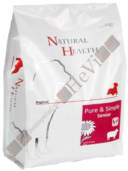 Natural Health Senior Lam en Rijst 2 kg