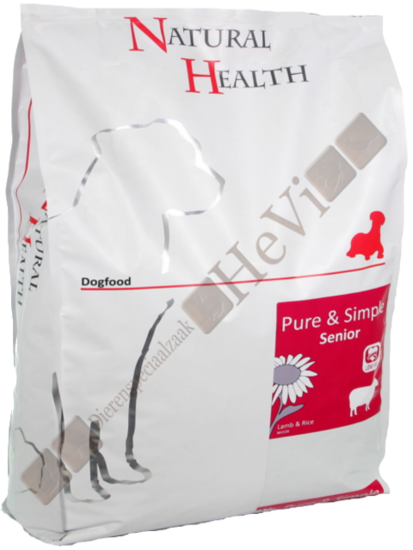 Natural Health Senior Lam en Rijst 7,5 kg