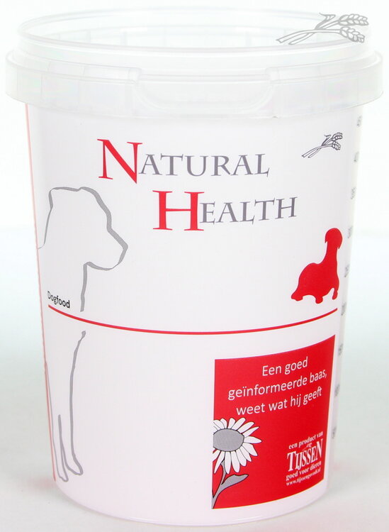 Natural Health maatbeker hond