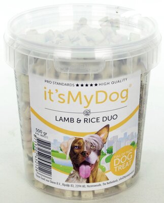 It's My Dog Treat Duo Lam & Rijst 500 gram