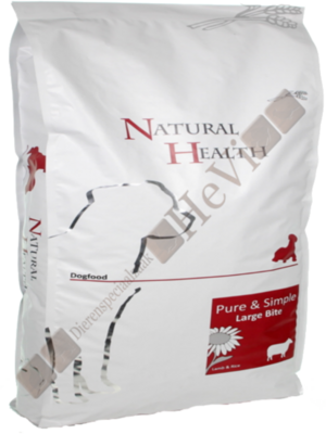 Natural Health Adult Large Lam en Rijst 12,5 kg